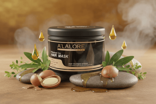 Alalore argan yağlı saç bakım maskesi doğal içeriklerle zenginleştirilmiş saç bakım ürünü