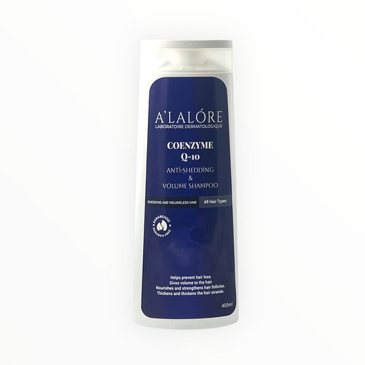 A'LALÓRE Coenzyme Q-10 içeren dökülme karşıtı şampuan 400 ml saç dökülmesini önler