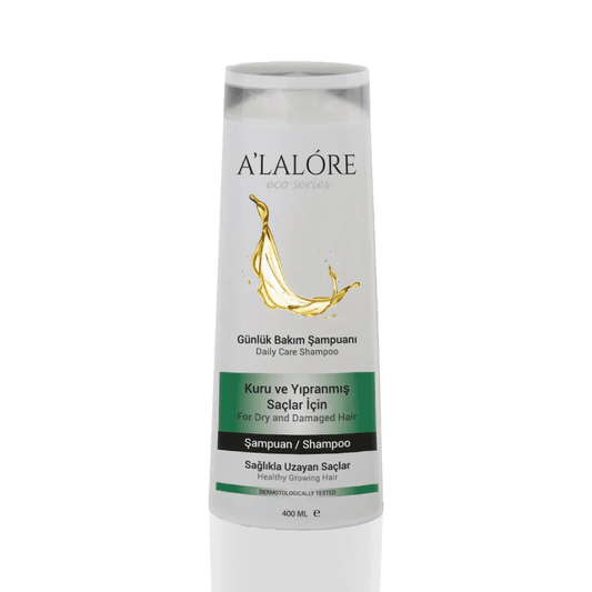 A'LALÓRE kuru ve yıpranmış saçlar için şampuan 400 ml günlük bakım sağlayan saç bakım ürünü