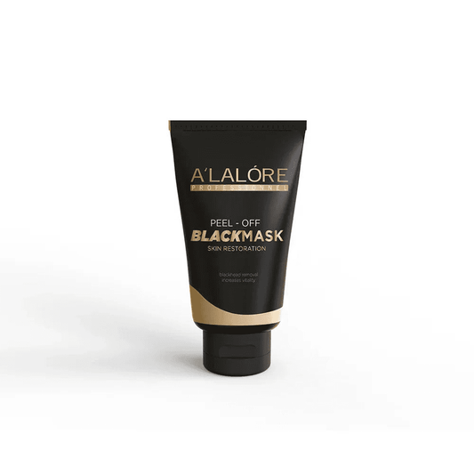 Alalore markalı soyulan siyah maske cilt yenileme için siyah tüp ambalajda