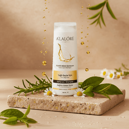 Alalore Yağlı Saçlar İçin Günlük Saç Bakım Şampuanı - 400 ml