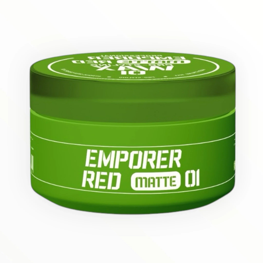A'LALÓRE yeşil kutuda mat saç şekillendirici wax Emporer Red Matte 01