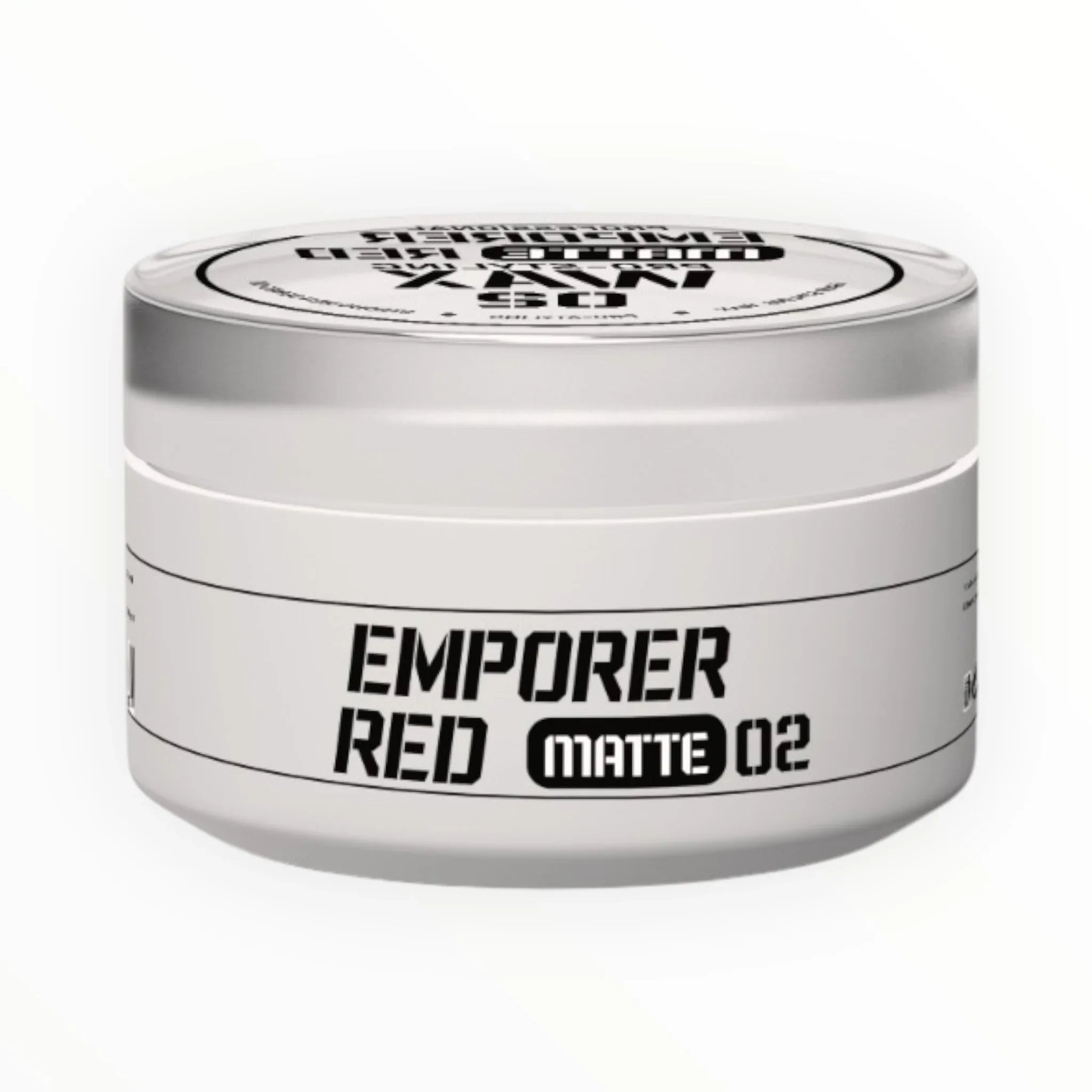 A'LALÓRE marka Emporer Red Matte 02 mat wax saç şekillendirici krem beyaz kutuda