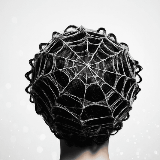 EMPORER RED spider wax saç şekillendirici ile örümcek ağı gibi tasarlanmış yaratıcı saç modeli