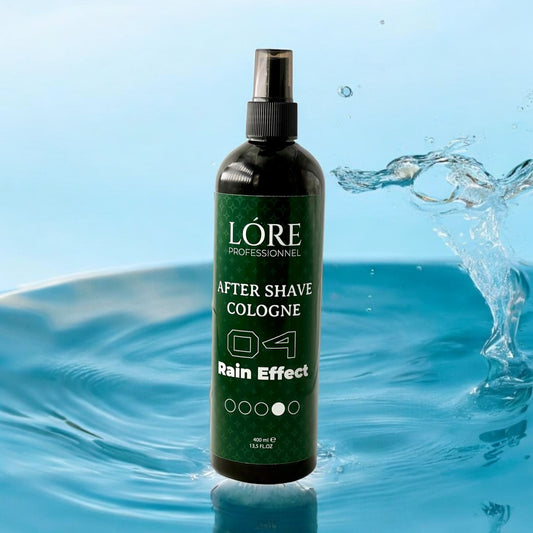 A'LALÓRE tıraş sonrası kolonya, yeşil şişede Rain Effect aromalı sprey formunda