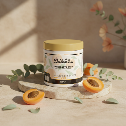 Alalore Kayısı Özlü Yüz ve Vücut Maskesi Scrub - 400 ml