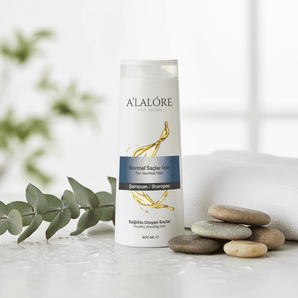 Alalore normal saçlar için 400 ml şampuan doğadan ilham alan tasarımla