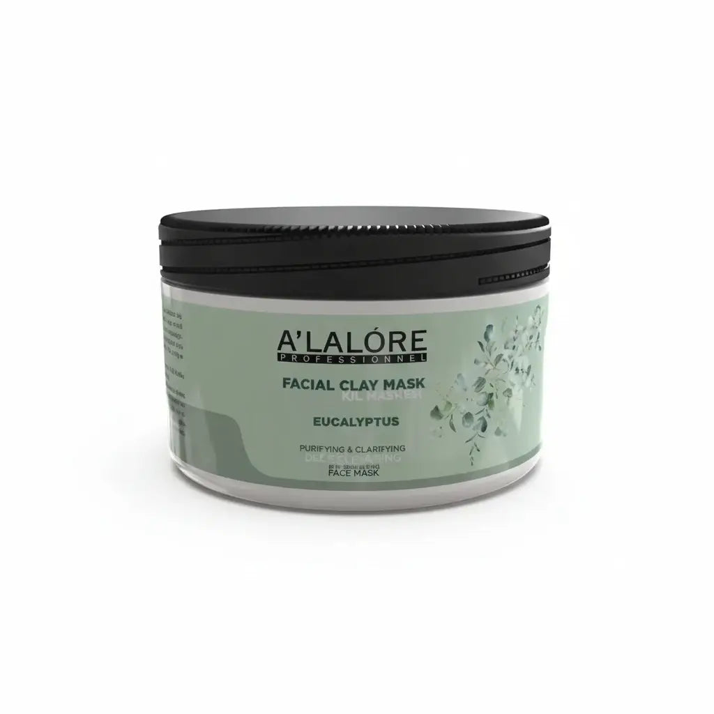Alalore marka okaliptüs özlü kil maskesi, yüz temizleme ve arındırma için
