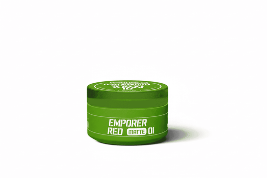 A'LALÓRE marka yeşil kapaklı mat saç şekillendirici wax kavanozu