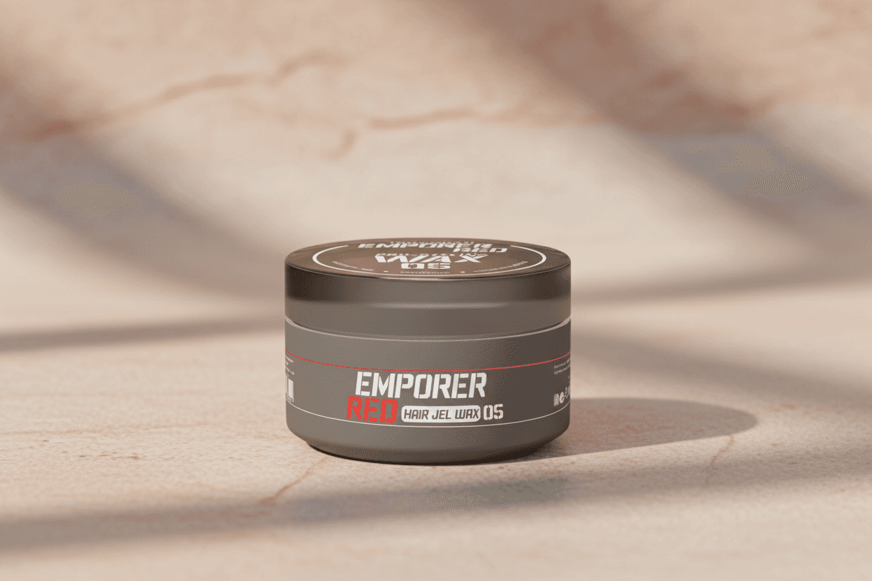 Alalore profesyonel ultra sert jel wax içeren saç şekillendirici siyah kavanoz